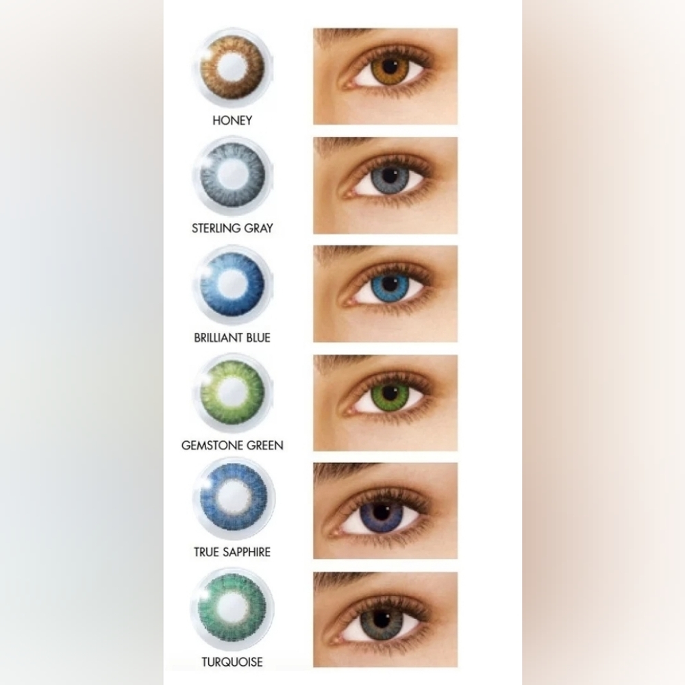 Turquoise Colored Fashion lenses